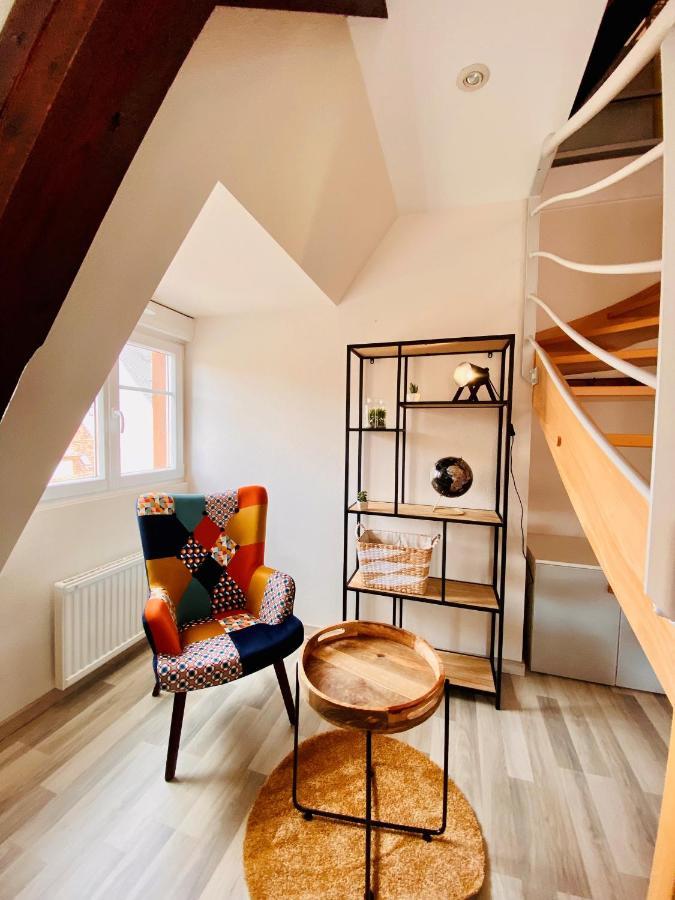 L'Envolee Alsacienne - Magnifique Appartement En Duplex Ostheim Exterior photo